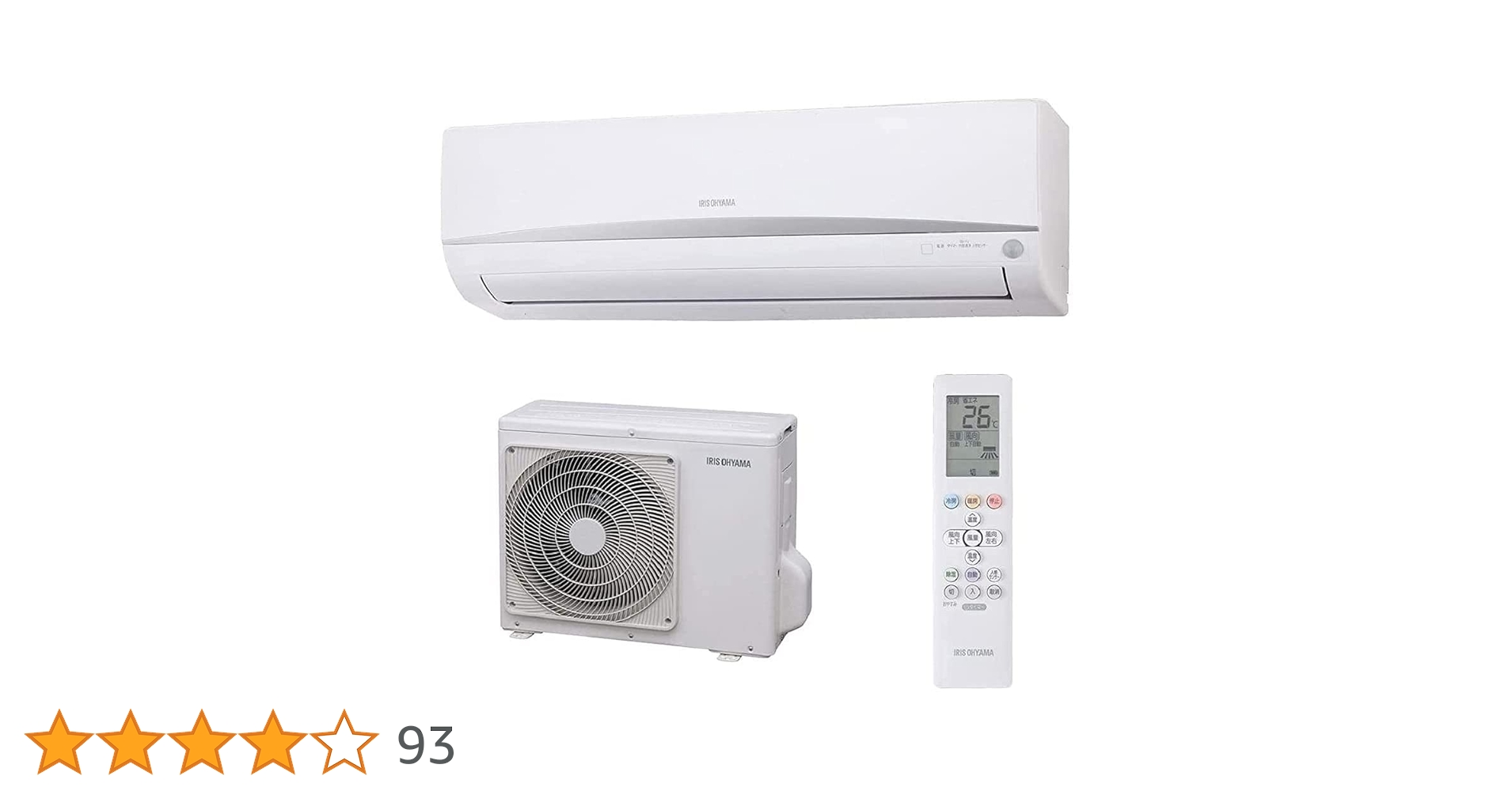 IRIS OHYAMA ルームエアコン IRA-2204W Amazon.co.jp: アイリスオーヤマ エアコン 6畳 2.2kW アレクサ対応